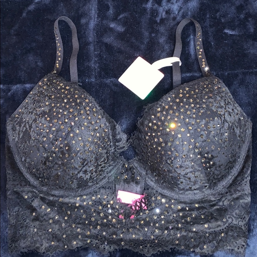 Beyond Sexy Ultimate Plunge Sequin Bralette